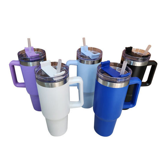 Picture of Vacuum Mug - 1L with Straw