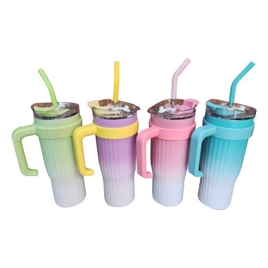 Picture of Vacuum Mug - 1L with Straw