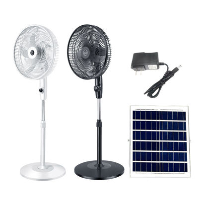 Picture of Solar Stand Fan 25W Bluetooth, USB Plug W/R.Control & Ac Charger