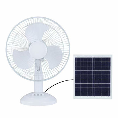 Picture of Solar & Electric Desk Fan 15W -W/Solar Panel
