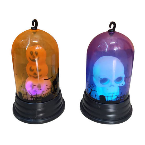 Picture of Halloween Bell Light With Skull or Pumpkin
