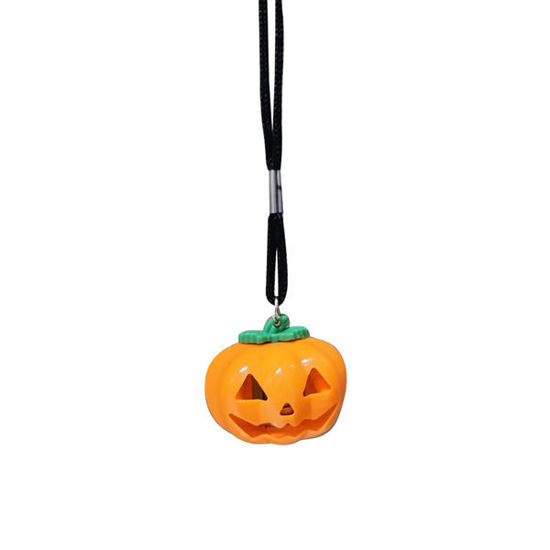 Picture of Halloween Pumpkin Necklace With Light