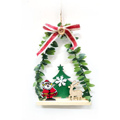 Picture of Xmas Hanging Santa Deer
