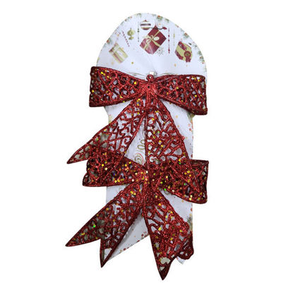 Picture of Xmas Red Bow-2pcs