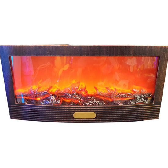 Picture of Led Fireplace Lantern - 50 x 13 x 22cm