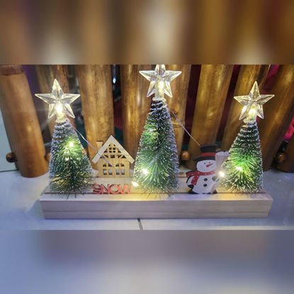 Picture of Xmas Tree Snow with Light