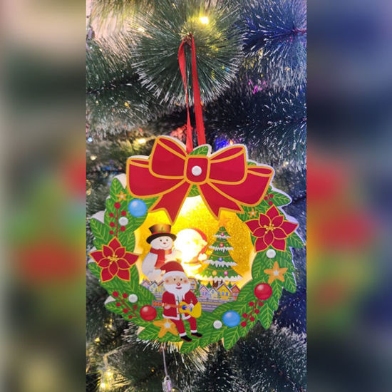 Picture of Xmas Wreath Light