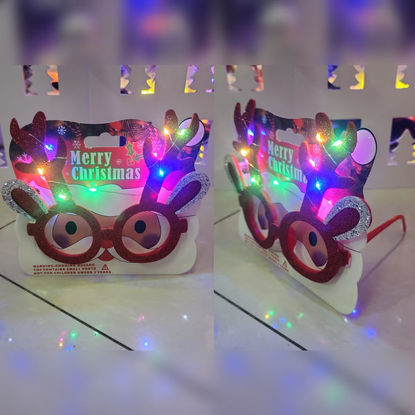 Picture of Xmas Glasses with Horn and Light
