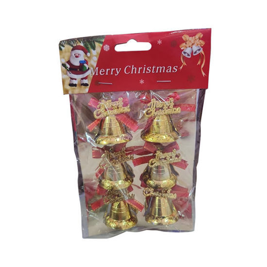 Picture of Xmas Mini Gold Bells (6pcs)