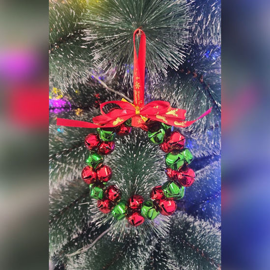 Picture of Xmas Bell Wreath Metal