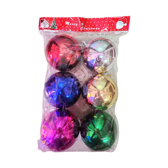 Picture of Xmas Ball 10cm (6pcs)