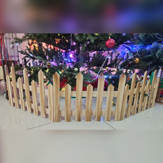 Picture of Xmas Wooden Fence (2parts) - 30x160cm