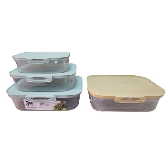 Picture of Rectangle Food Container 3pcs