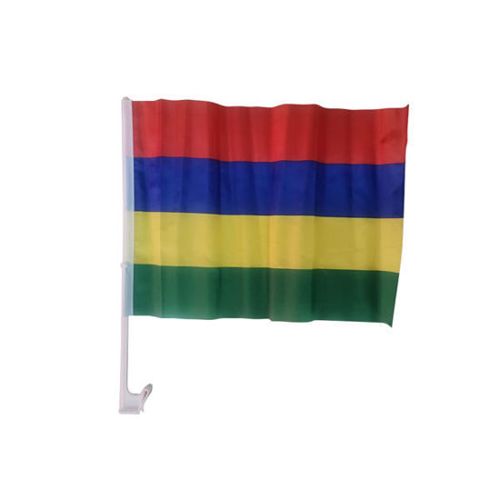 Picture of Mauritius Flag with Stand