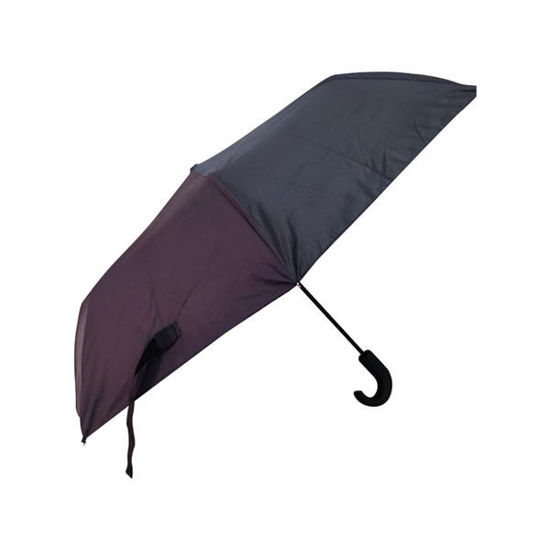 Picture of Semi-Automatic Black Umbrella with Cane Handle