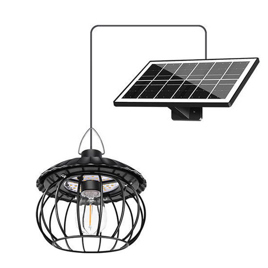 Picture of Pumpkin Style Solar Hanging Light W/R.Control
