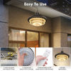 Picture of Solar Pendent Hanging Light (White & Warm White) W/R.Control