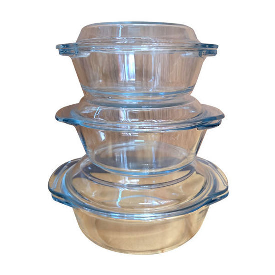 Picture of Glass Bowl Set (15,17,20cm)