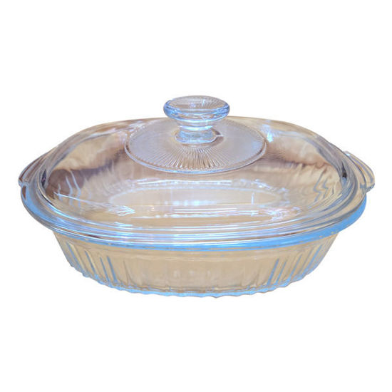 Picture of Oval Glass casserole - 1.8L (28cm)