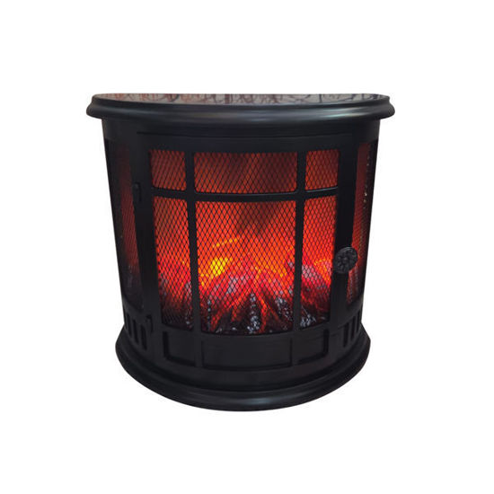 Picture of Fireplace Deco Oval (Electric or Battery Operated) - 28 x 30 x 16cm
