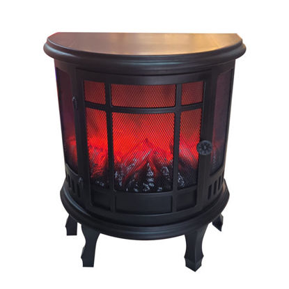 Picture of Fireplace Deco Half Desk (electric or battery operated) - 47x25x56cm