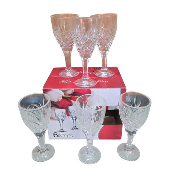 Picture of Glass Flute Set (6 pcs)