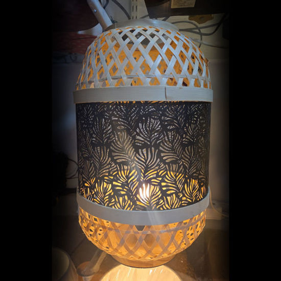 Picture of Rattan Lamp (without bulb)