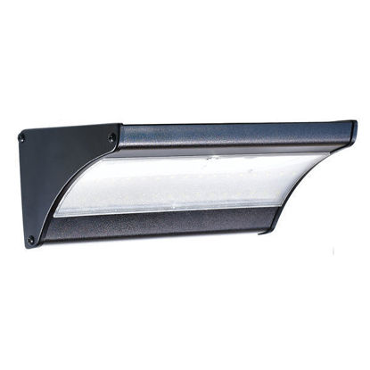 Picture of Solar Rectangular Aluminium Wall Light (White)