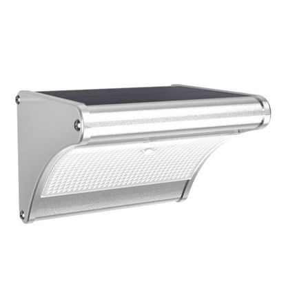 Picture of Solar Square Aluminium Wall Light (White)