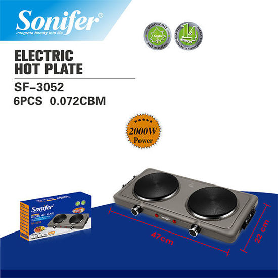 Picture of Sonifer Electric Hot Plate Double 2,000W