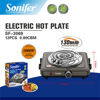 Picture of Sonifer Electric Hot Plate Single 1,000W
