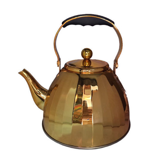 Picture of Whistling Kettle (gold) with strainer - 1.5L