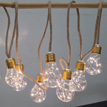 Picture of Festoon Bulb W/Wire Light (8 Bulbs - 5Mts)