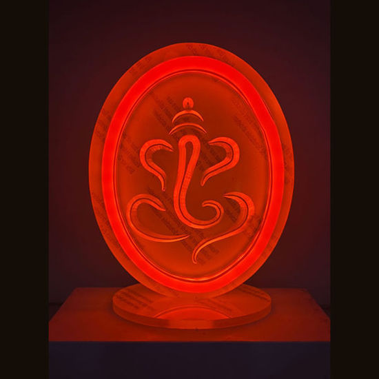 Picture of Ganesh neon frame (battery-operated)