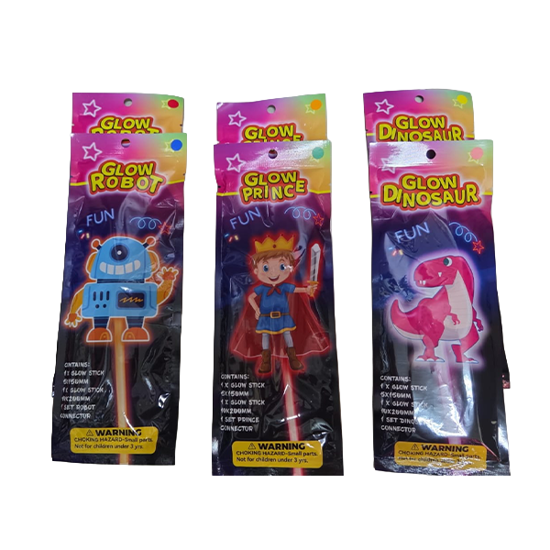 Picture of Glow stick (dinosaur, prince, robot)