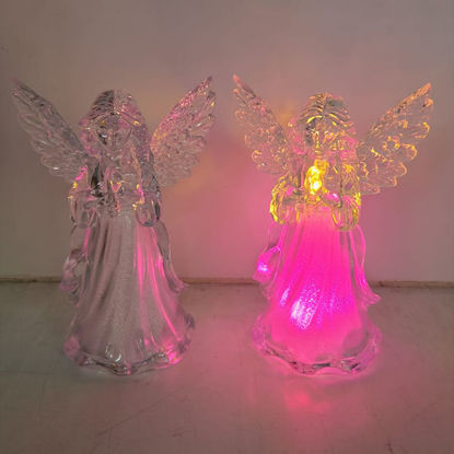 Picture of Led crystal angel (13cm)