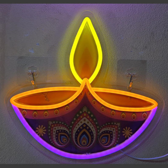 Picture of Neon diya (30x29cm)