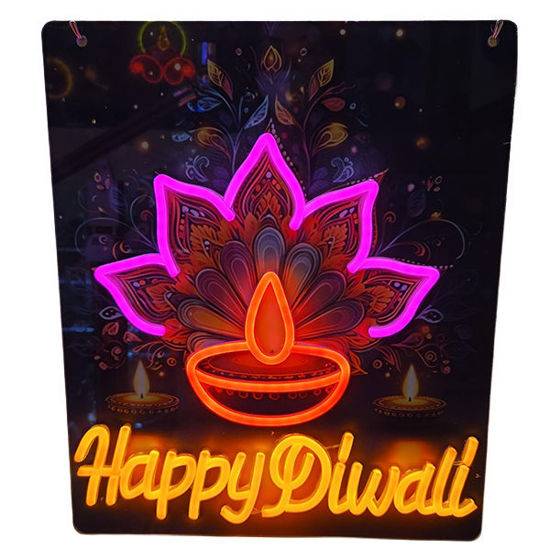 Picture of Neon Happy Divali (32x37cm)