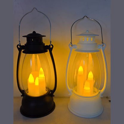 Picture of 3 Candles Lantern Led Light