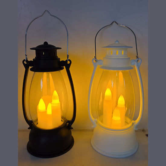 Picture of Led lantern with 3 candles