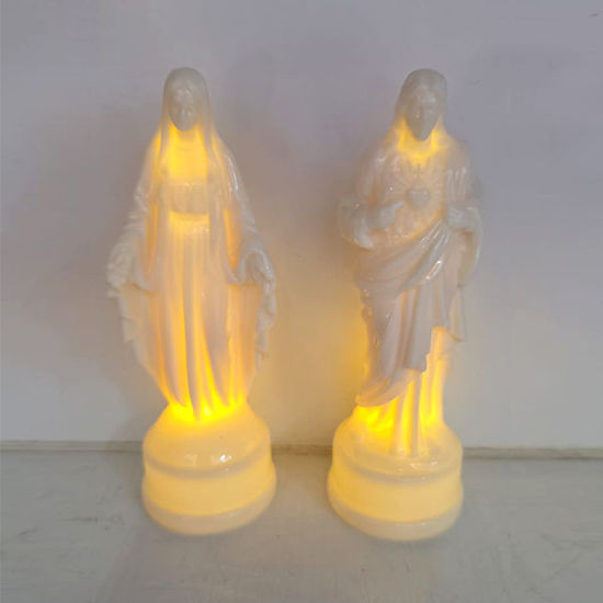 Picture of Led statue Virgin Mary / Sacred Heart - 11 cm