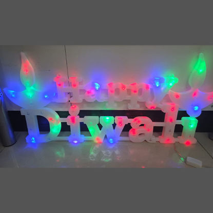 Picture of Happy Divali Led Light Sign (60 x 27cm)